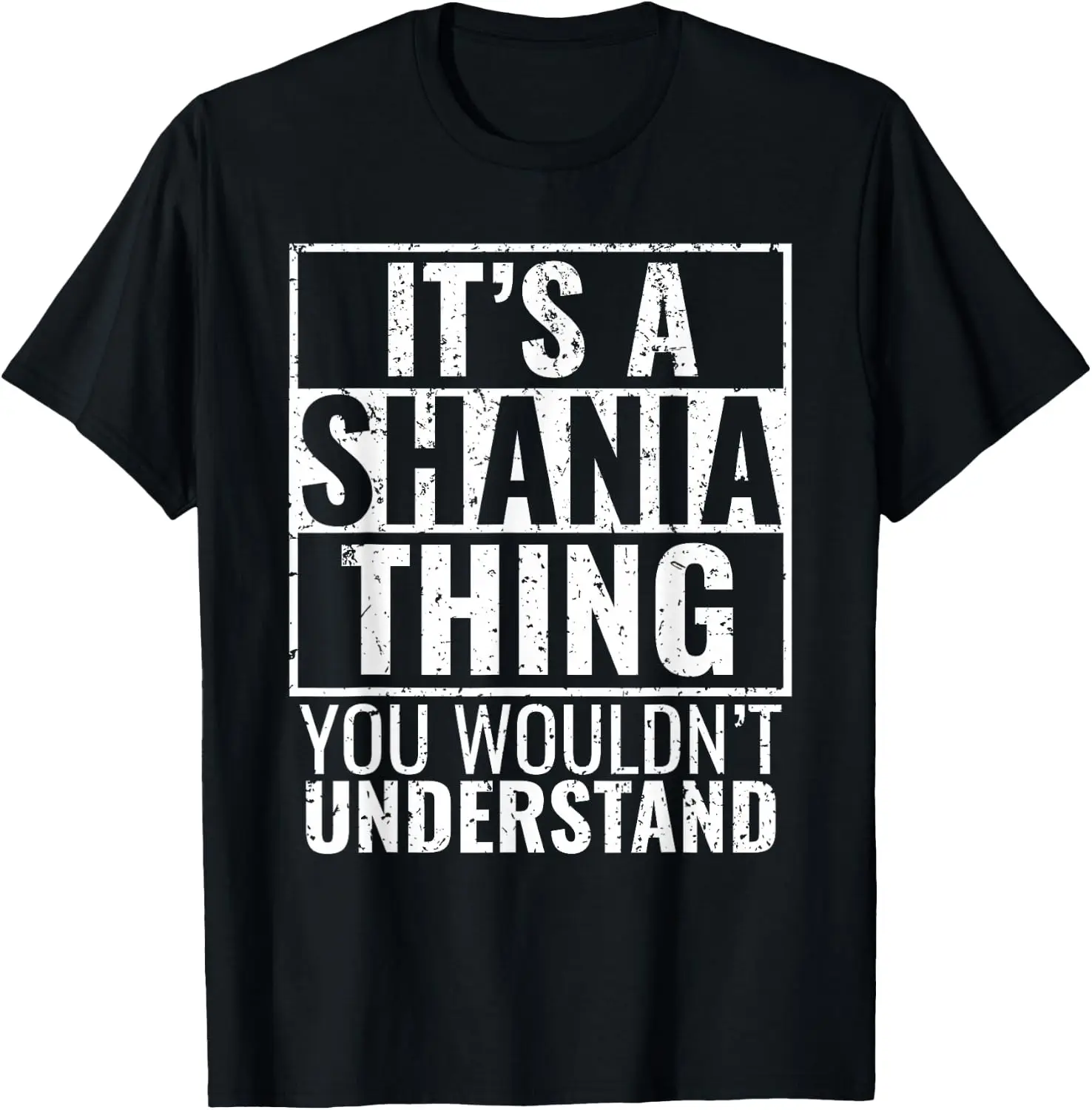 It's A Shania Thing You Wouldn't Understand T-Shirt Summer short-sleeved breathable sweat-wicking versatile fashion T-shirt for back-to-school season, unisex, Y2K Fashionable Cartoon Anime