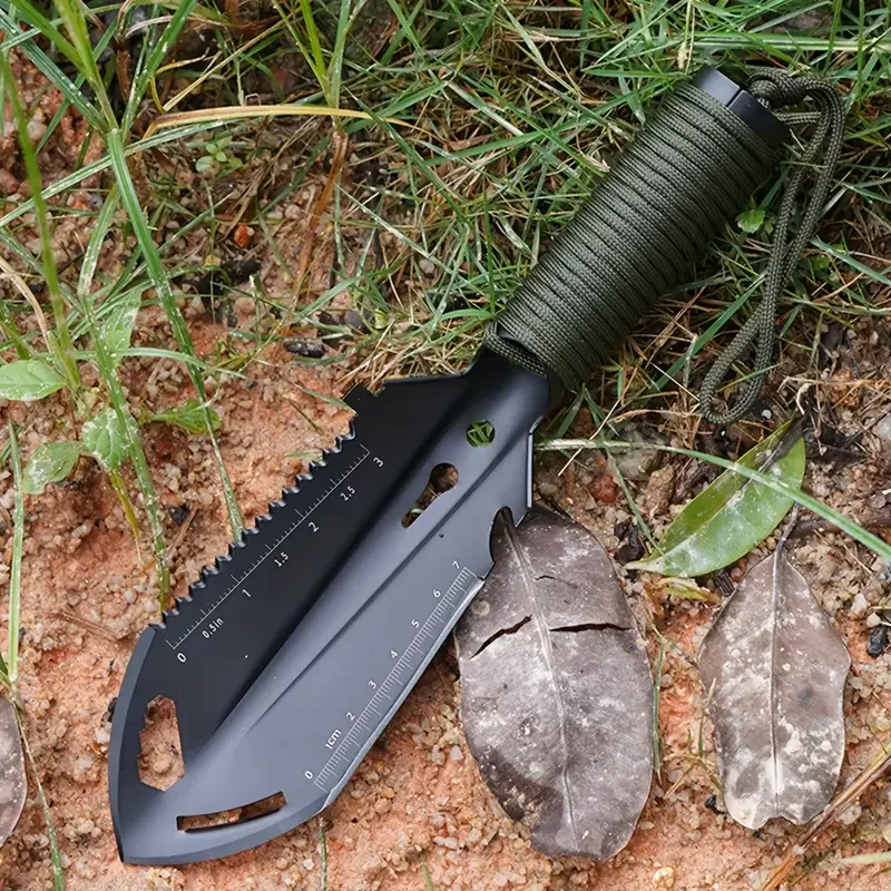 

1pc Outdoor Camping Hiking Engineer Shovel with Carrying Pouch - Perfect for Camping, Hiking & Outdoor Adventures