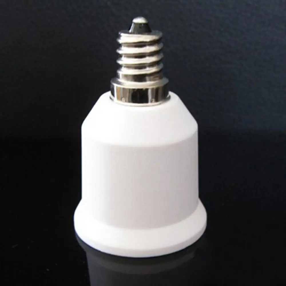 Fireproof Plastic Converter E12 to E26 / E27 Adapter Conversion Socket Socket Light Bulb Adapter Lamp Holder