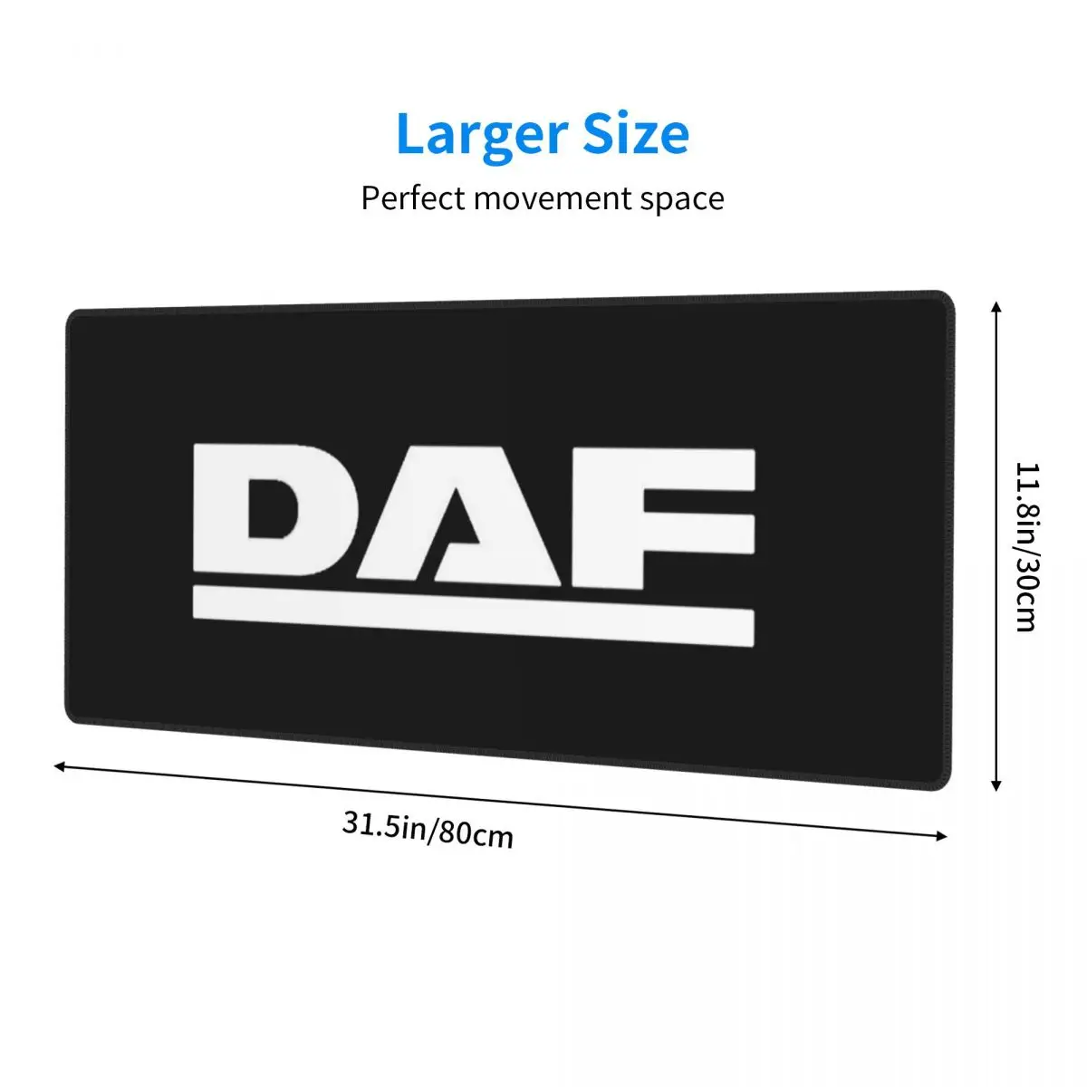 Daf Truck Logo Large Mouse Pad Computer Keyboard Mouse Mat Gaming PC Laptop Desk Mat Office Accessories Table Mats