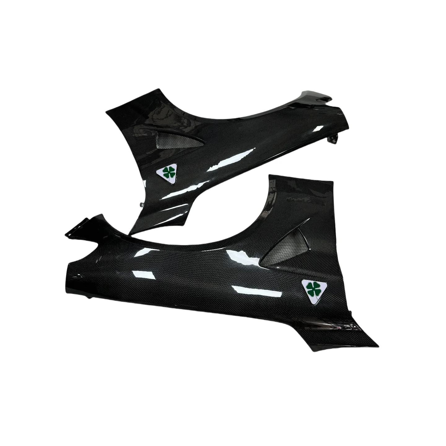 For Alfa Romeo Giulia Stelvio Quadrifoglio Verde Carbon Fiber Fender Wing