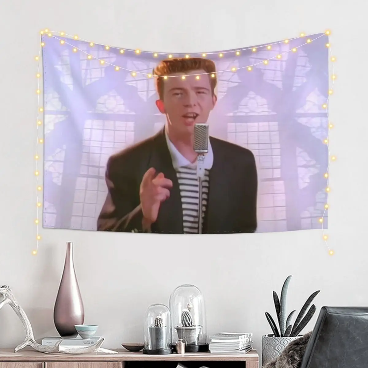 Rick Astley Tapestry Room Decoration Aesthetic House Decor Home Decoration Accessories Tapestry