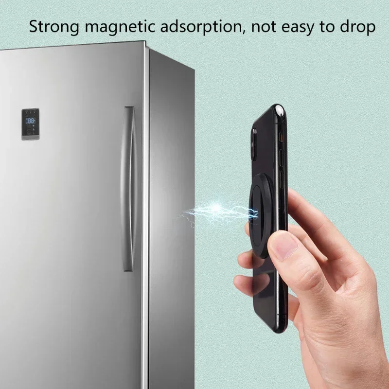 360° Rotatable Adjustable Foldable Magnetic Phone Finger Ring Holder for Car Phone Mount Back Sticker for IPhone Samsung