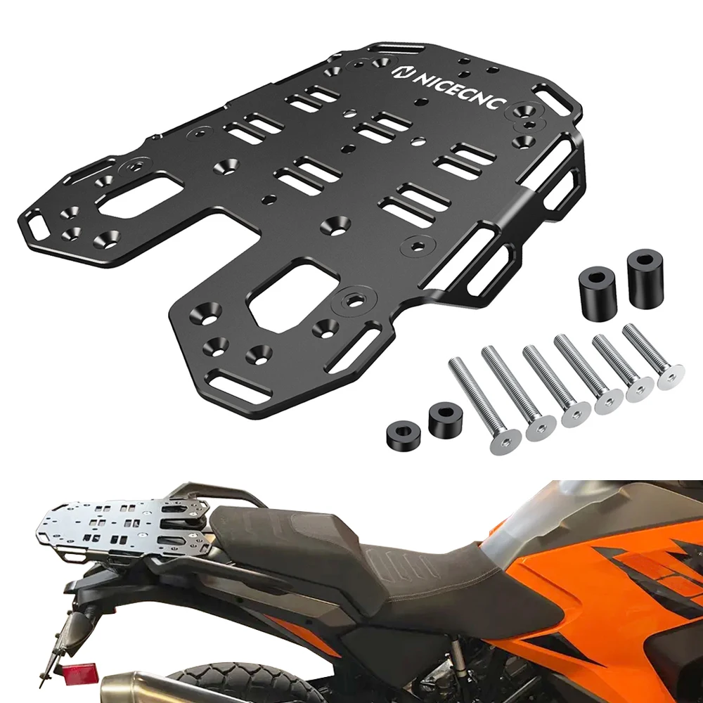 

For KTM 1290 Super Adventure R S Motorcycle Luggage Rack Topcase Plate Rackless Bags Brackets for KTM 1290 SAR SAS 2021-2024