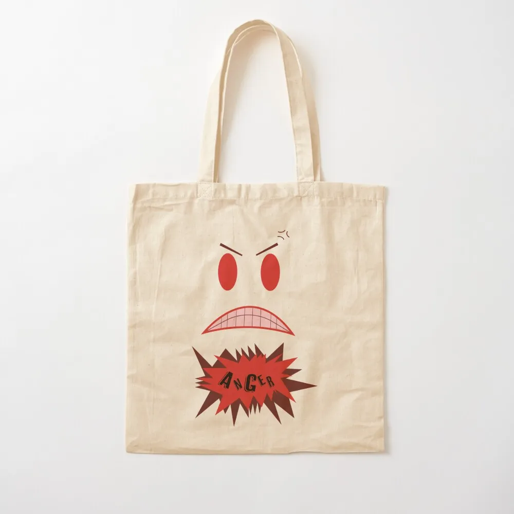 

Anger Tote Bag tote bag canvas Cloth bags shopper bag women canvas Canvas Tote