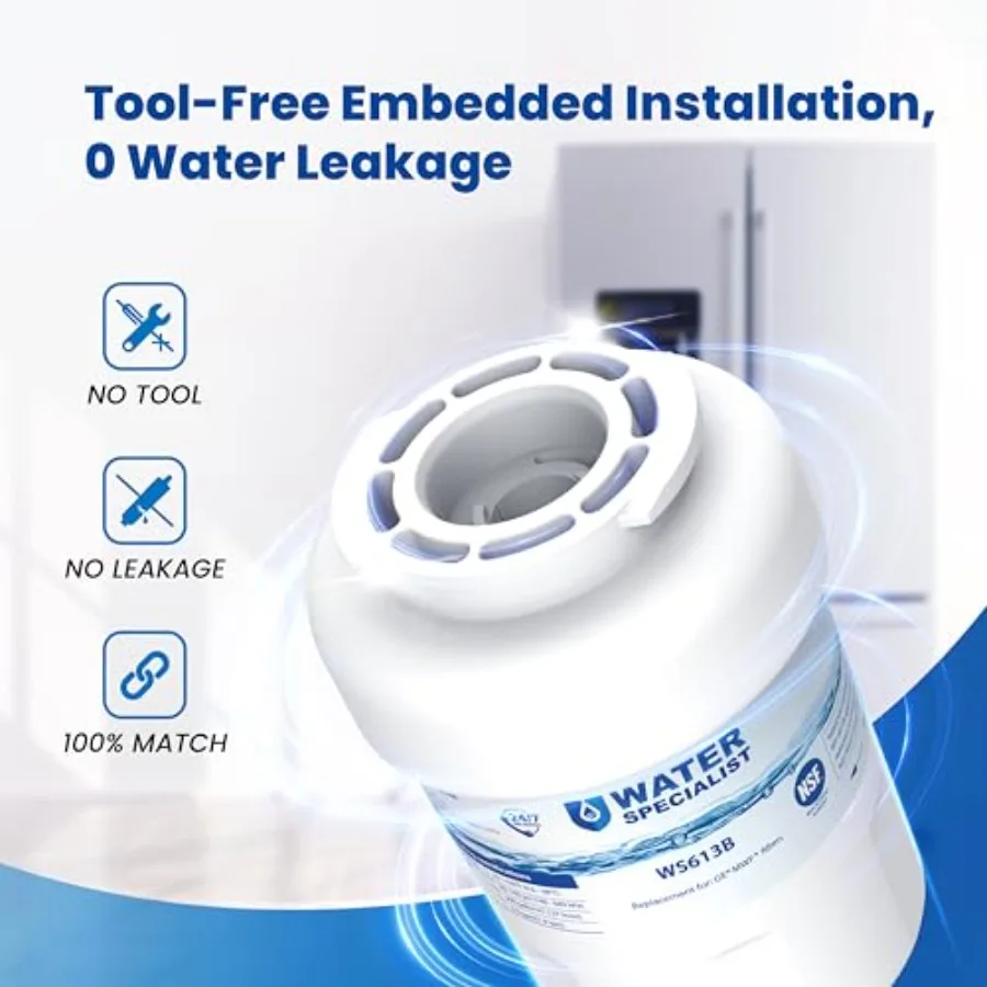 استبدال WS613B لـ MWF ®   سمارت ووتر ®   MWFP MWFA GWF HDX FMG-1 WFC1201 GSE25GSHECSS PC75009 RWF1060 كينمور ®   9