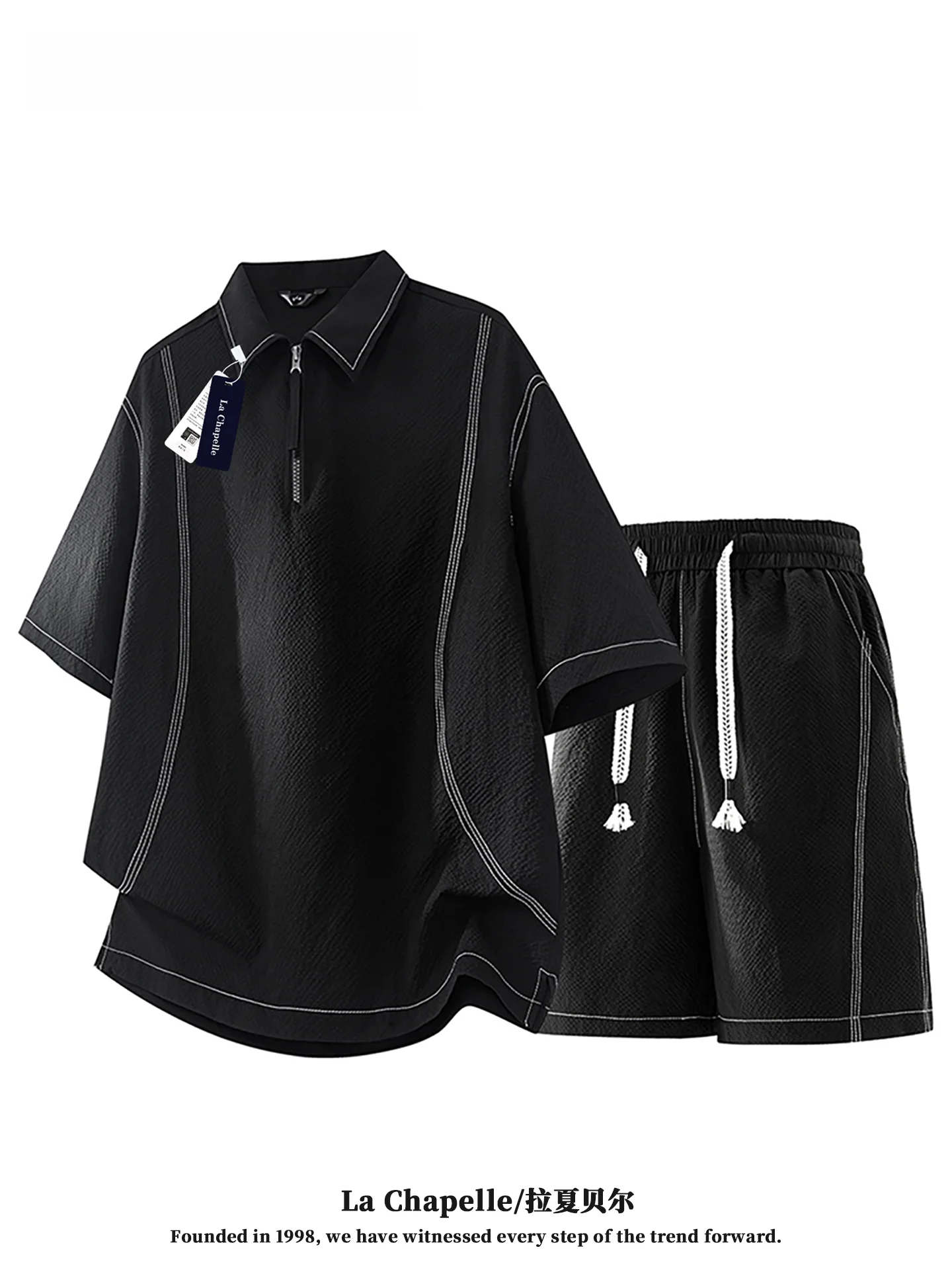 ensemble-sportswear-decontracte-homme-la-chapelle-Ete-2026-–-t-shirt-a-manches-courtes-et-short-en-fibre-de-polyester-ideal-jeunesse-longueur-courte