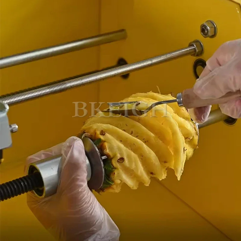 Small Fully Automatic Electric Peeler for Pumpkin Papaya Pineapple Taro - Kitchen Processing Tool