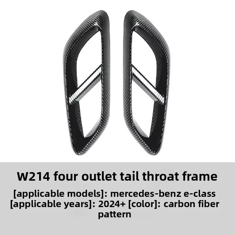 

Popu для 1 пара BMW E-Class W214 AMG Sedan E260 300 AMG 2024 автомобильный задний глушитель, крышка хвостовой трубы, аксессуары для отделки