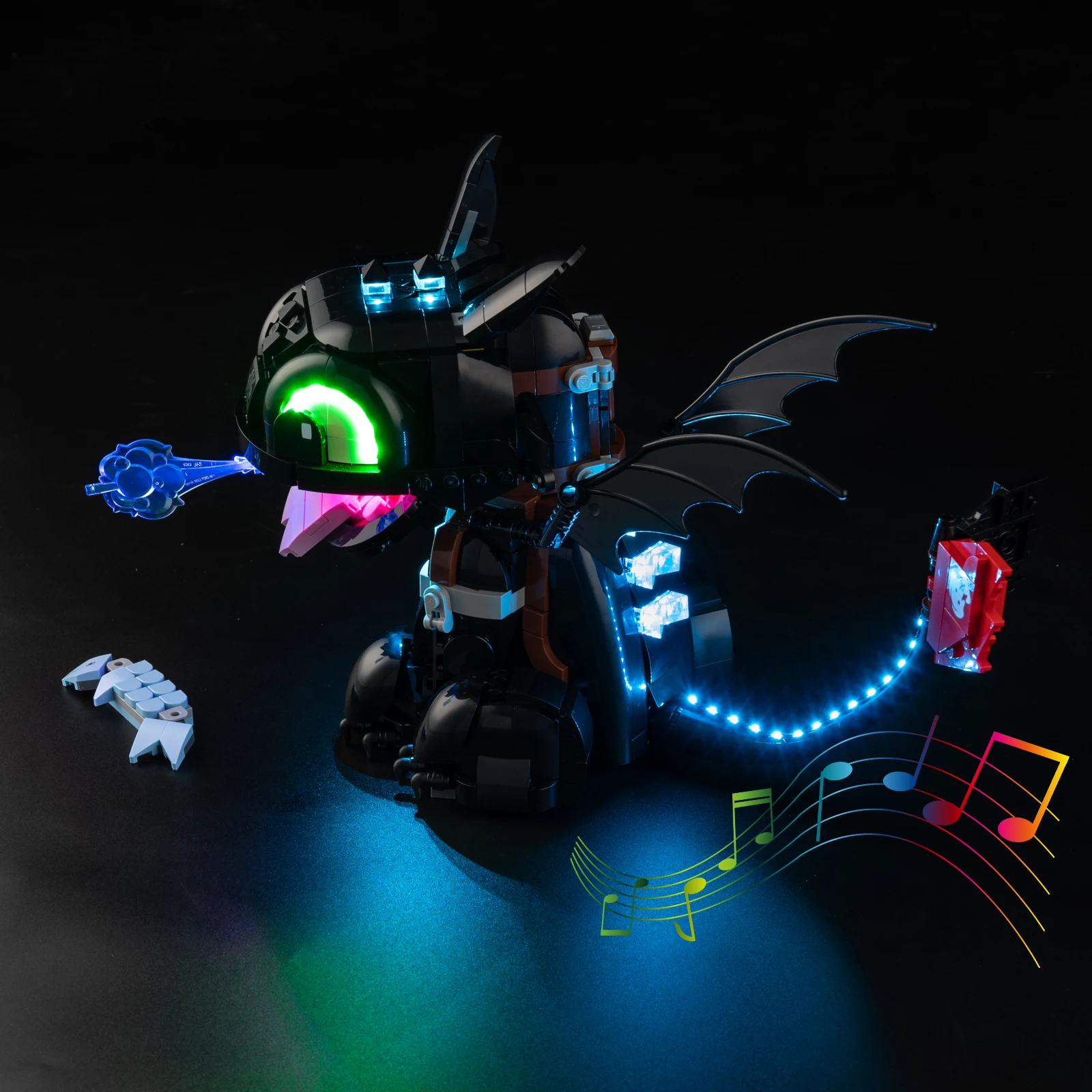 

Набор светодиодных фонарей не входит для как приручить дракона: беззубик 10375 Строительные блоки Кирпичи DIY Лампы Игрушки