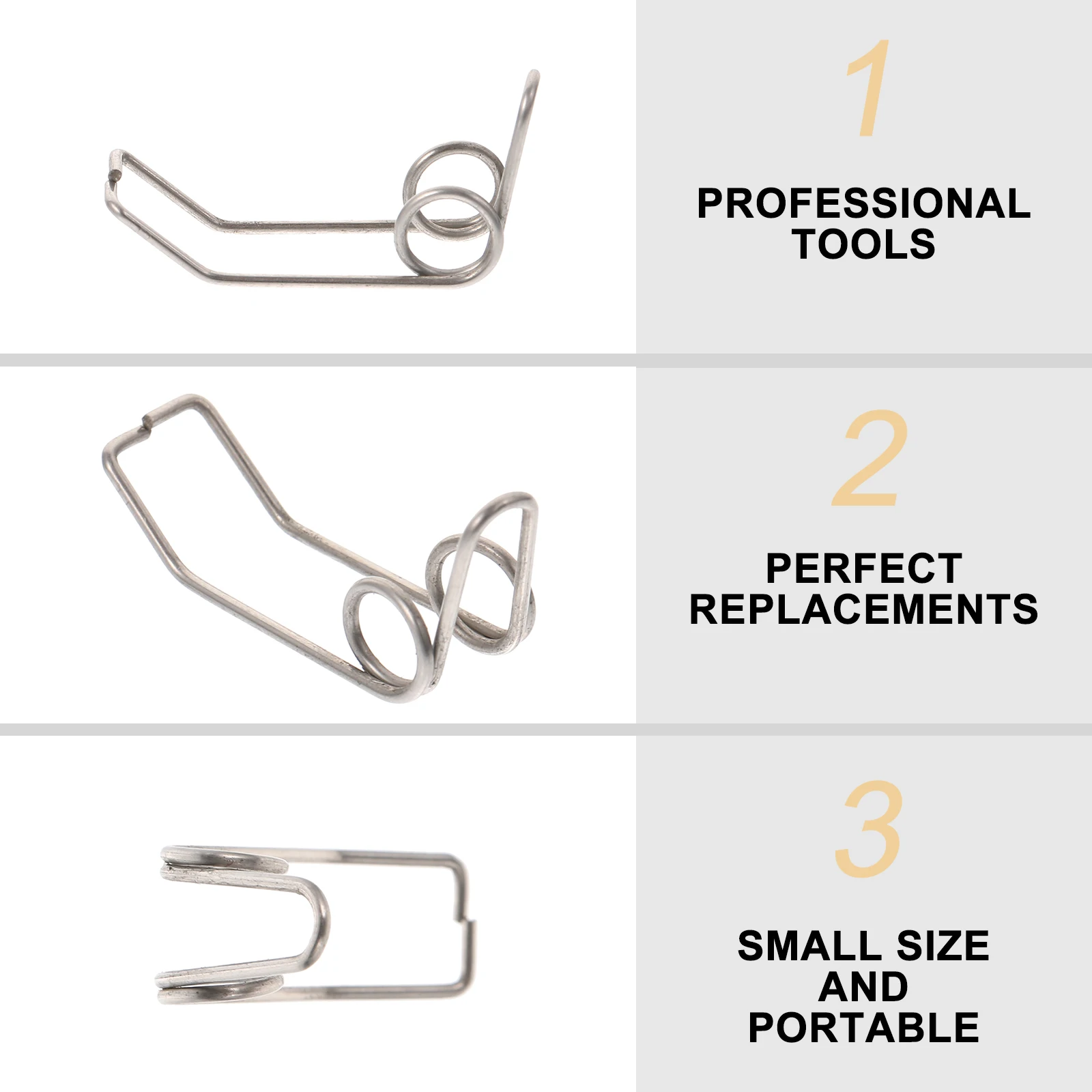 

10 Pcs Midrange Spring Trumpet Water Key Springs Drain Clique Components Replacements Accessories Valve Maintenance Kit