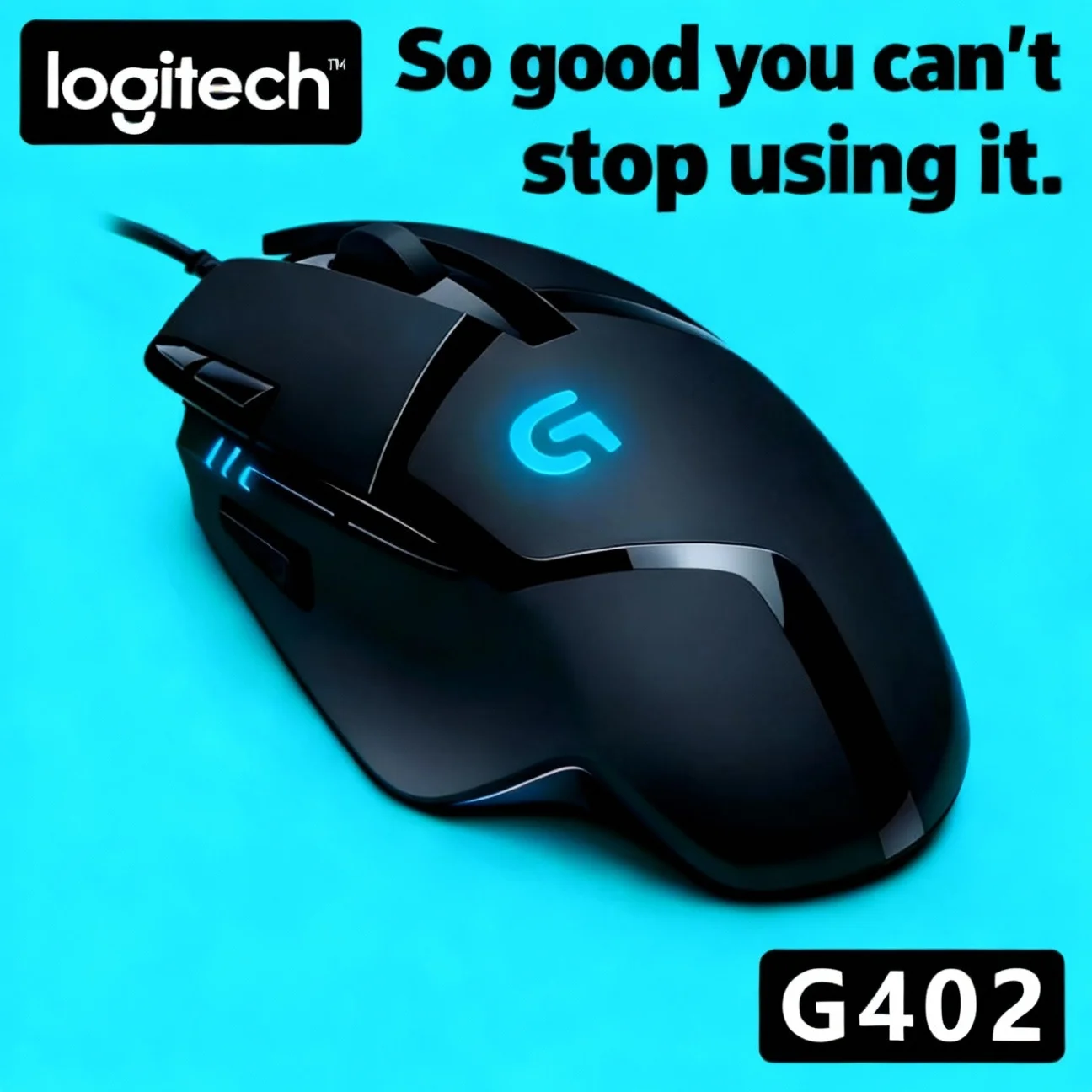 

Logitech G402 Professional Gaming Mouse: Designed for hardcore esports and team battles, ideal for extended gaming sessions.