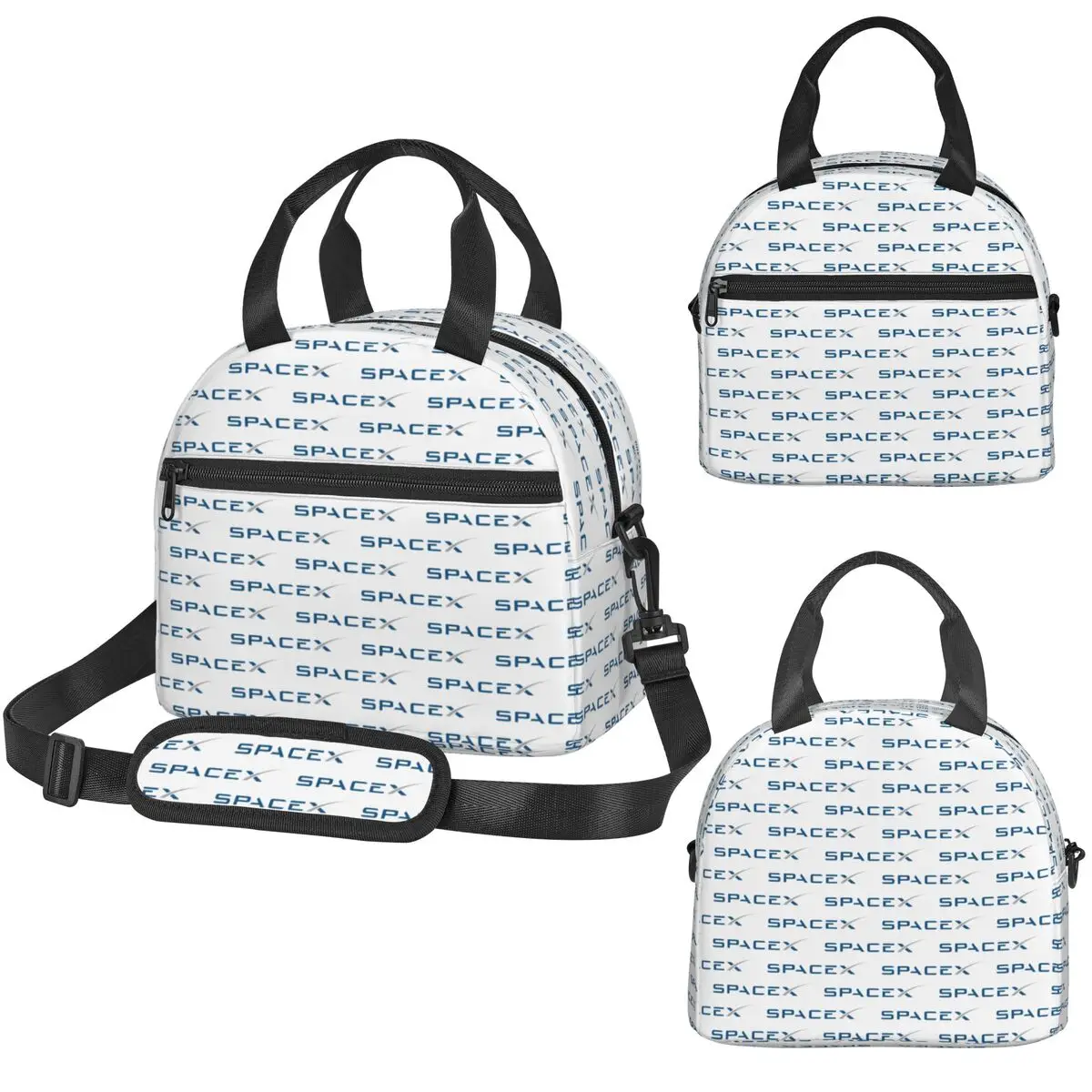 Spacex Spacex Logo Insulated Lunch Bag for Kids School Cooler Thermal Box Tote Portable Lunch Boxes