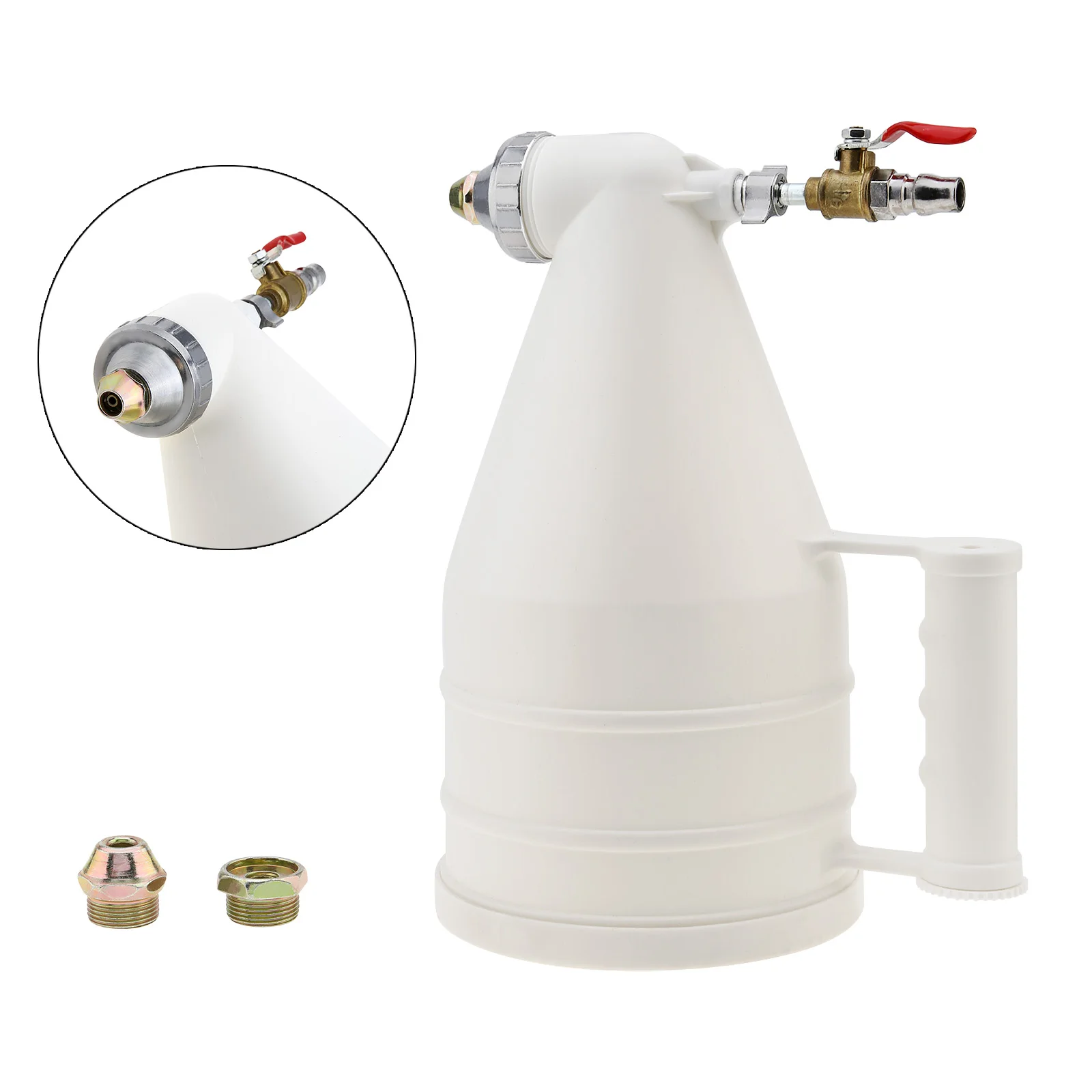 Adjustable with 4 / 6 / 8mm Diameter Nozzle Wall Plastic Pneumatic Spray Gun for Sand Painting Stone Spraying
