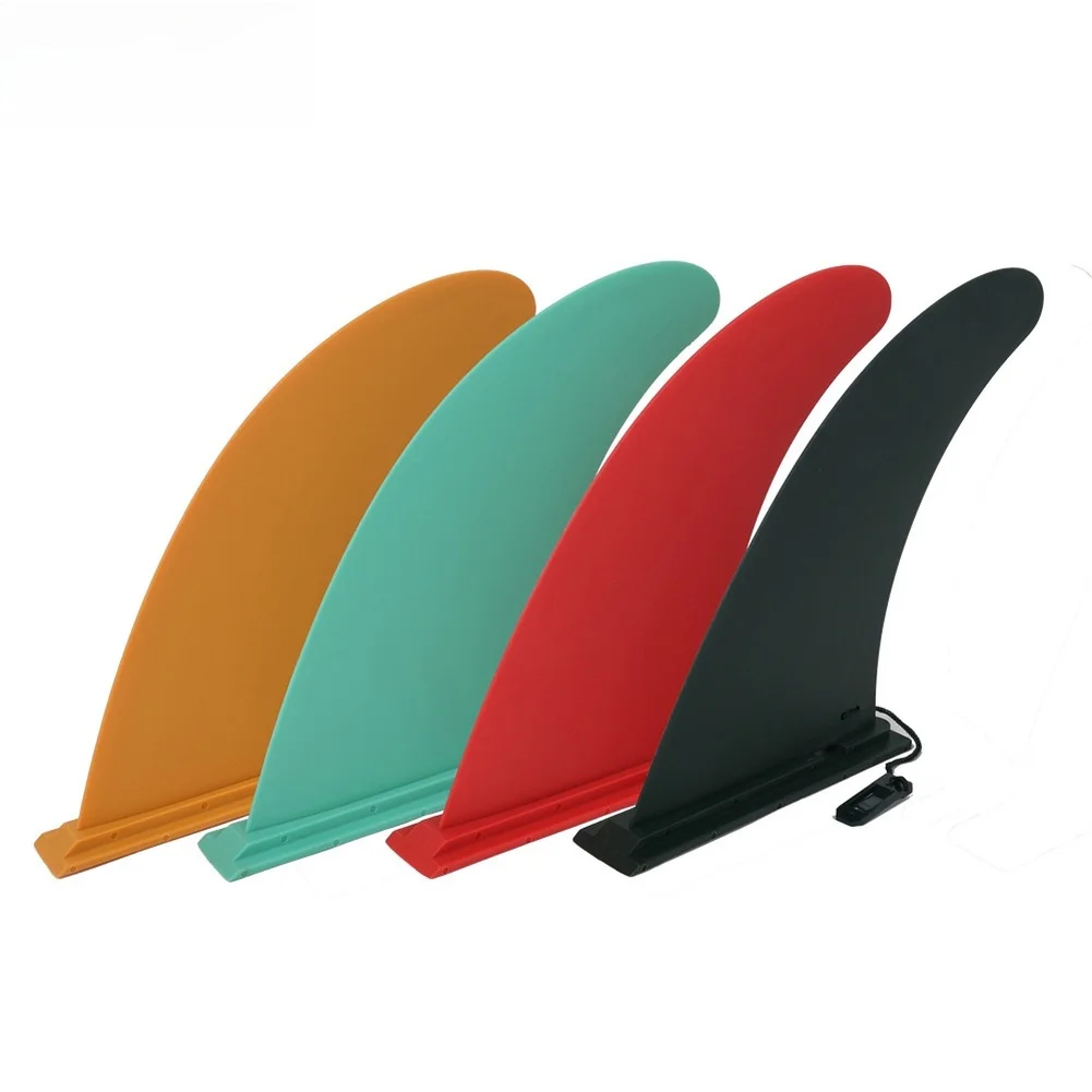 9 Inch Caudal Fin for Stand Up Paddleboard Featuring Detachable Mechanism and Broad Fit Range Standard Platforms