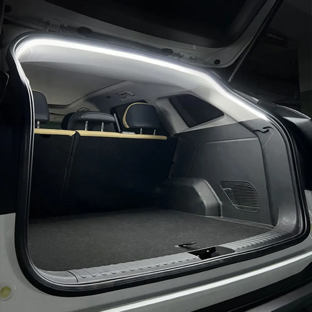 2m/4m Kofferraum-Lichtstreifen Flexibler Scan-Soft-LED-Lichtstreifen Versteckte Kofferraumlampe mit automatischer Induktion Universell für SUV MPV – Detail 15
