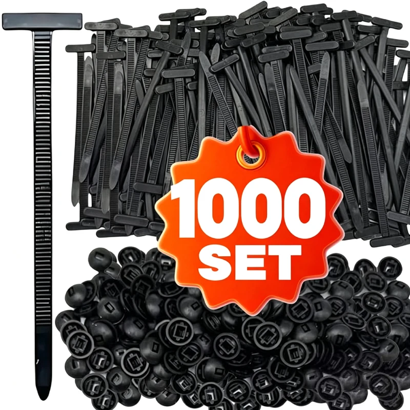 Heavy Duty Cable Tie Fastener Plastic Zipper Clips Nylon Automotive Cable Clip For Engine Splash Shield Retainer Fender Liner