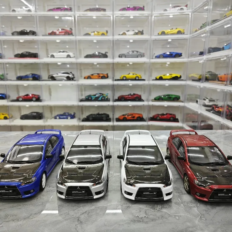 

МОДЕЛЬ VIAT 1:18 Mitsubishi EVO10th Generation, модифицированная версия, модель автомобиля из сплава, игрушка для мальчиков, коллекционное украшение для взрослых