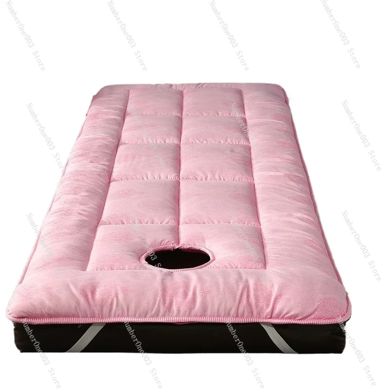 Beauty Salon Bed Mattress Mat Thickened Cushion Mattress Anti Slip Hospital Beauty Room Bed Mat Massage Bed Pad with Hole