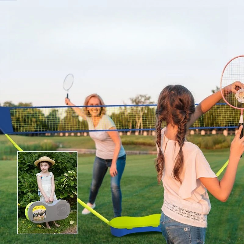 Badminton grid frame foldable portable outdoor badminton can be stored outside the block