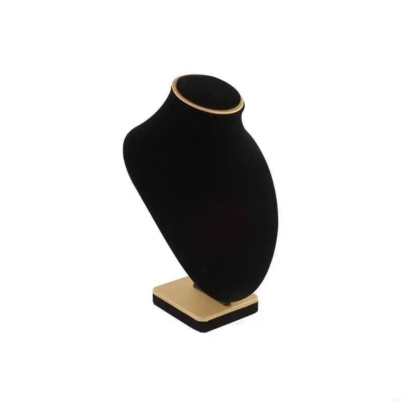 

2025 Новый современный бархатный манекен для демонстрации ювелирных изделий с утяжеленным основанием, ожерелье, браслет, витрина