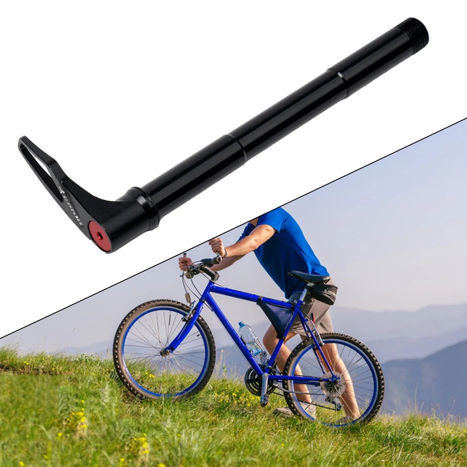 Part Thru Axle MTB Bike Skewer 59 Grams Axle Black For Rock Shox Fork Large Clamping Force Not Easy To Loosen Thru