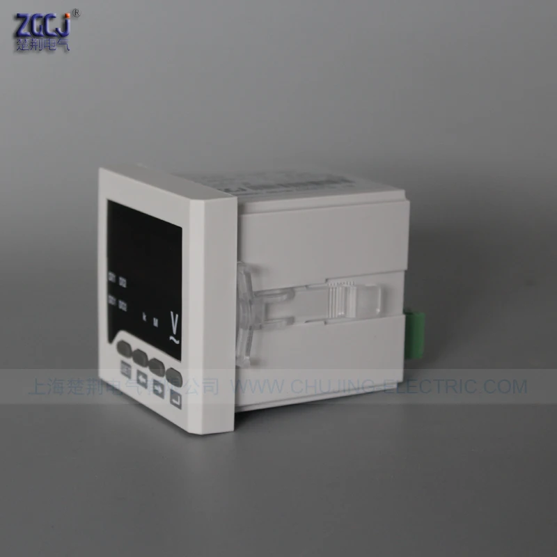AC digital display voltage panel meter voltmeter with RS485 communication function modbus rtu protocol
