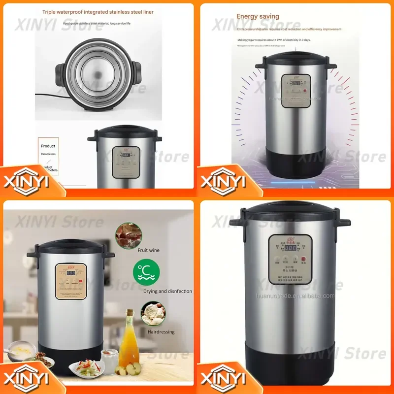 Commercial Fully Automatic Yogurt Maker 12L for Yogurt Fermentation Machine for Fruit Smoothie Sweet Rice Wine Enzyme
