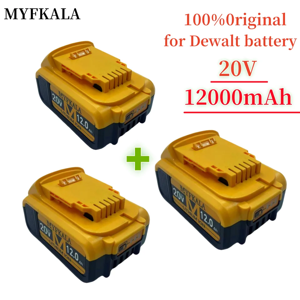 Camason battery for Dewalt 18V 20V power Tools rechargeable electric tool Accessories Lithium batteries Replace DCB200 DCB184