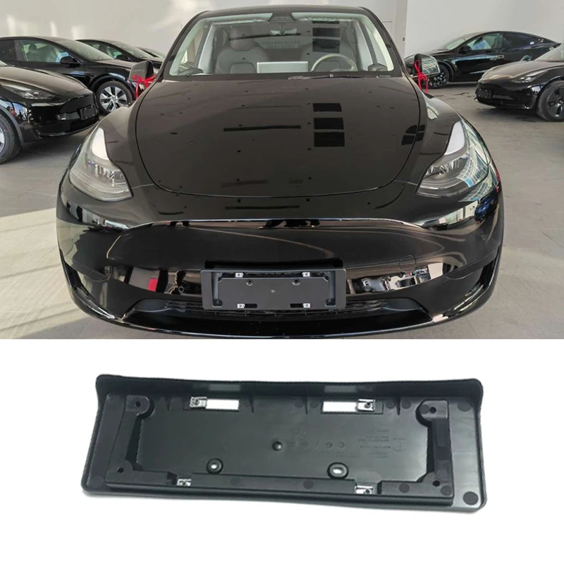 Front License Plate Bracket License Frame License Plate Fixed Base Bracket 1493098-00-A Component For Tesla Model Y