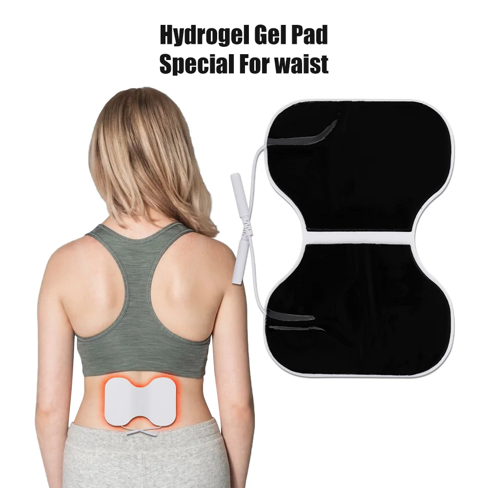 EMS Tens Electrode Pads Waist Back Neck Massage Gel  Pad Therapy Non-Woven Patch Self-Adhesive Pulse Acupuncture Massager Tool