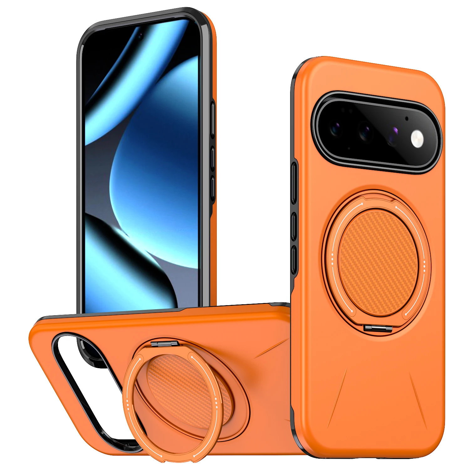 Étui pour Google Pixel 11 Pro, coque Pixel 10A, Pixel 9 Pro XL 10 11 360 °   Étui magnétique avec support Magsafe pour charge sans fil, coque de protection