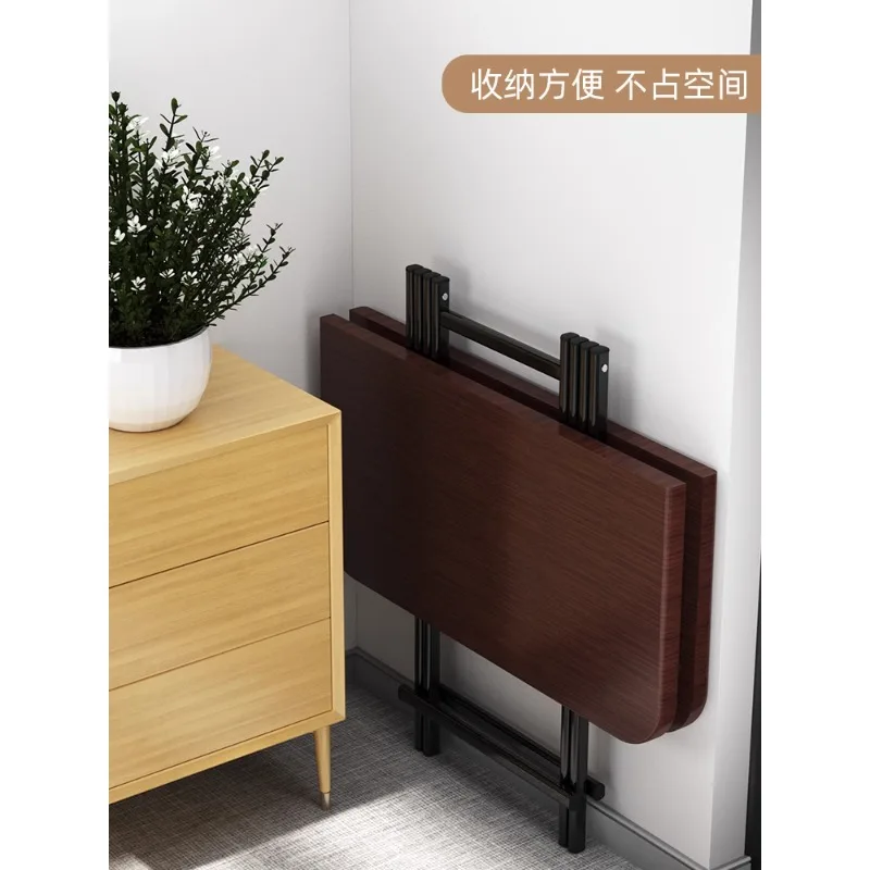 

Small apartment folding table dining table household rectangular simple eating table outdoor stall