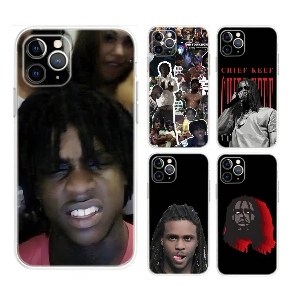 

Rapper C-Chief Keef Phone Case For iPhone 17,16,15,14,13,12,Mini,11,Pro,Max,Plus,Air,X,XR,XS,8,SE,2020, Transparent Cover