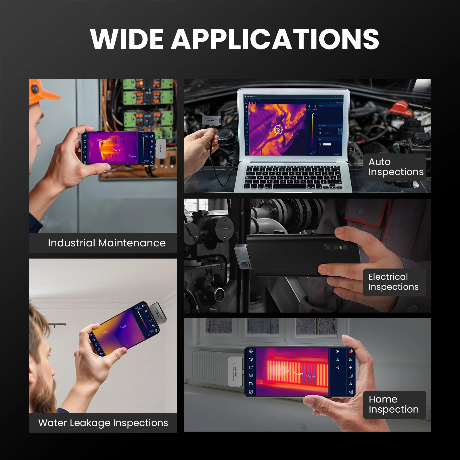 موازين الحرارة MILESEEY TR256i 256x192 لنظام Android