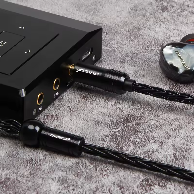 8core MMCX 2Pin 0.78mm A2DC Silver Plated Earphone Cable  3.5mm Balanced Headset Audio Jack Cable For SE315 SE425 LS50 LS70 E40 - Image 5