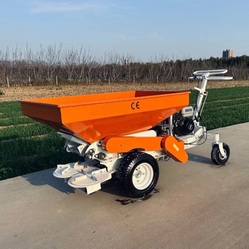 Electric spreader, four-speed adjustment, single and double ports, broadcast machine
