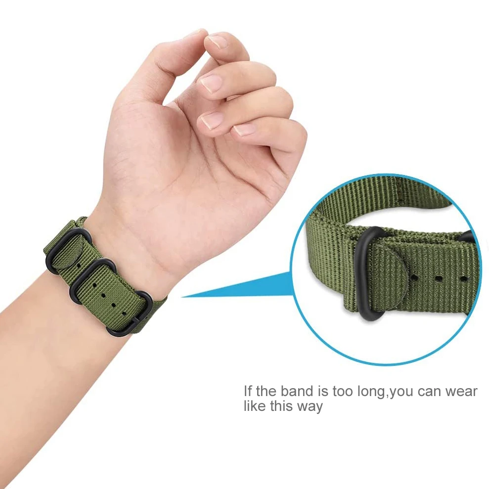 سوار من النايلون لساعة Xiaomi Redmi Watch 3 الرياضية للنساء والرجال بحزام معصم لساعة Redmi 3