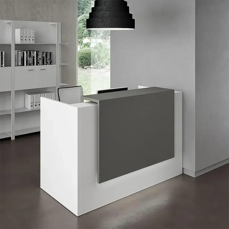 Cafe Counter Reception Table Customer Center Clothing Store Display Elegant Office Desk Furniture Bank Pulpito Tables Exhibitor