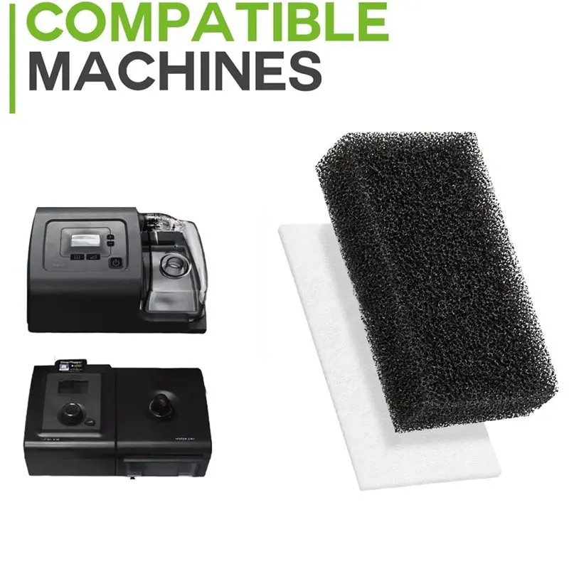 A63M-40PCS CPAP Filters For Respironics Premium Foam Filter And Ultra Fine Filters For PR System One, For Sleepeasy Series