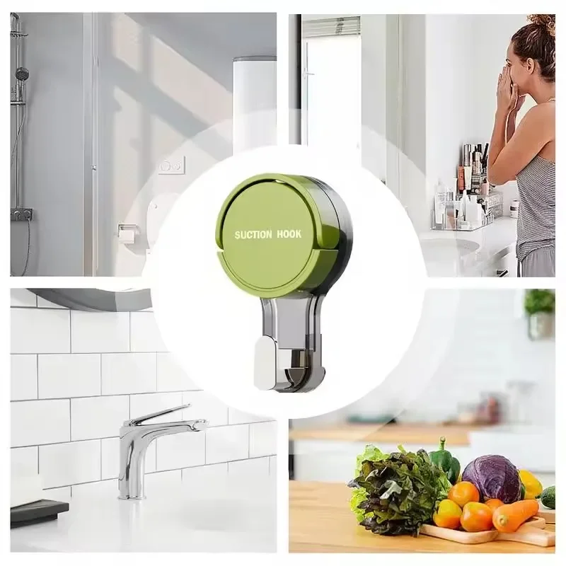 1-20PCS Suction Cup Hook Reusable Stronge Vacuum Bathroom Suction Cup Hooks Waterproof Towel Rack Clothes Hanger Hook Accessor image 5