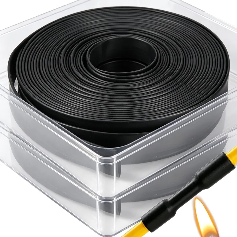 1/10M Heat Shrink Tubing Waterproof Cable Insulation Sleeve Wire Repair Insulation Sleeve 4:1 Tube Wiring Connector Protector