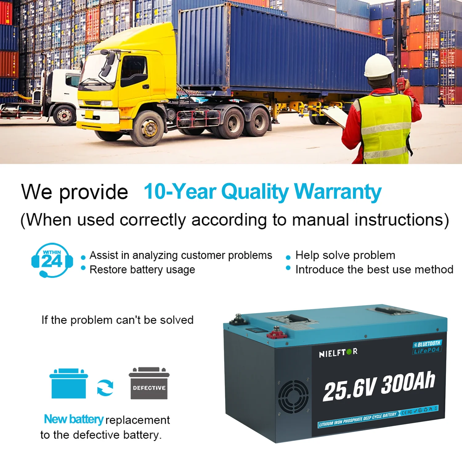 بطارية LiFePO4 24 فولت 300 أمبير 200 أمبير 100 أمبير 12 فولت 48 فولت بطارية ليثيوم حزمة بلوتوث الصف أ خلايا 6000 + دورة للطاقة الشمسية RV EU Stock #6