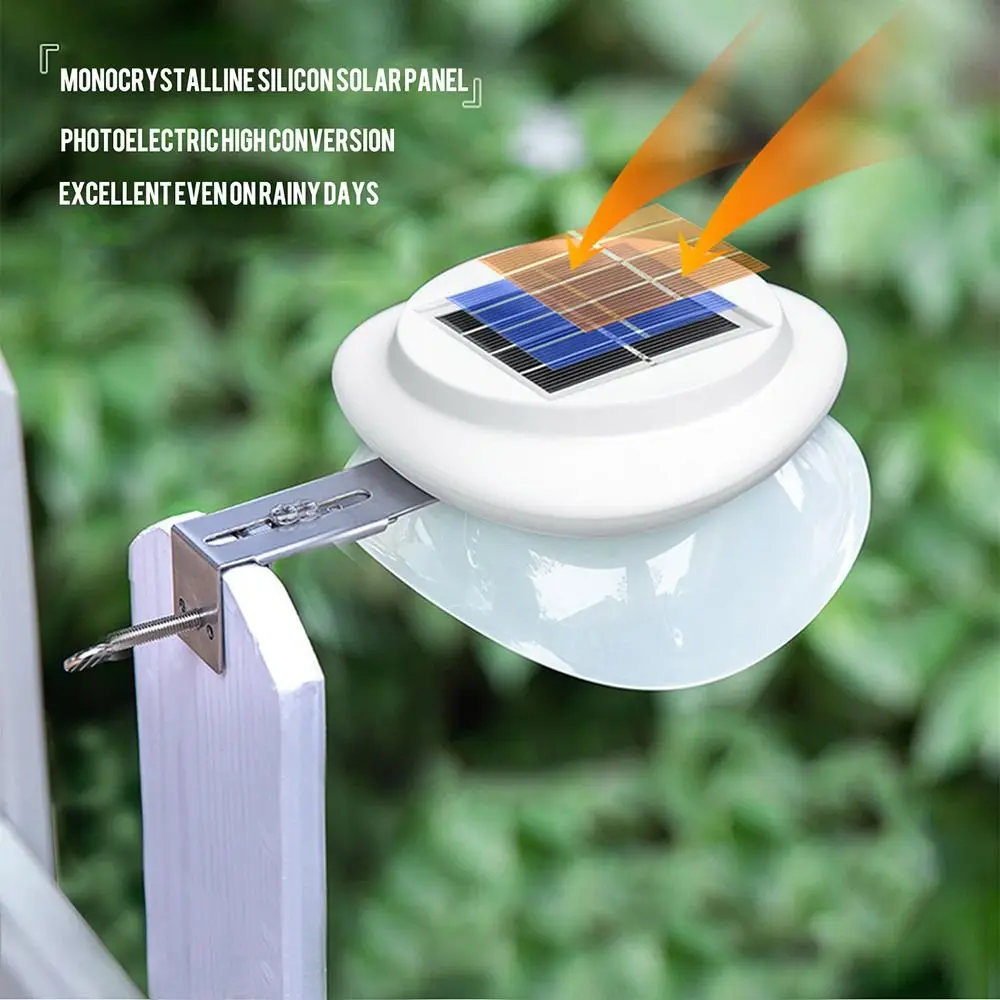 

Solar Powered Outdoor Solar Lamp Super Bright Energy Saving Solar Fence Lights Waterproof Frost Resistance LED Wall Light
