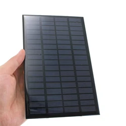 Mini 2.5W 18V Solar Panel Polycrystalline Silicon Portable Solar System For Traveling Camping Battery Cell Phone Charger