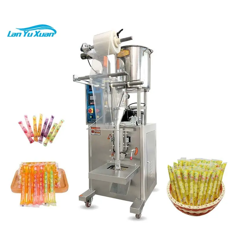 Automatic vertical Jelly Ice Lolly Honey milk juice stick Sachet Filling and Sealing machines liquid Packing Machine