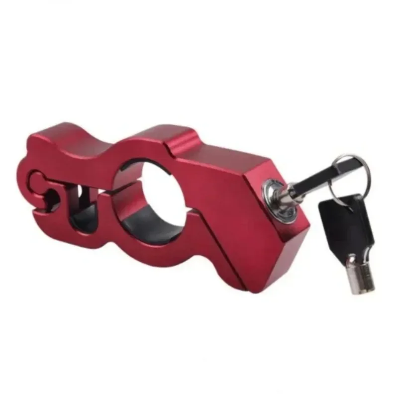 

1PC Motorcycle Handlebar Lock Handlebar Brake Handle Solid Lock Imitating Steal Lock Pull Rod ATV Dirt Street Bikes Anti Theft