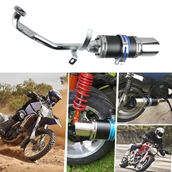 High Performance Muffler Exhaust Pipe Kit for GY6 125cc 150cc 152QMI 157QMJ 4 Stroke Chinese Scooter Moped ATV Go Kart