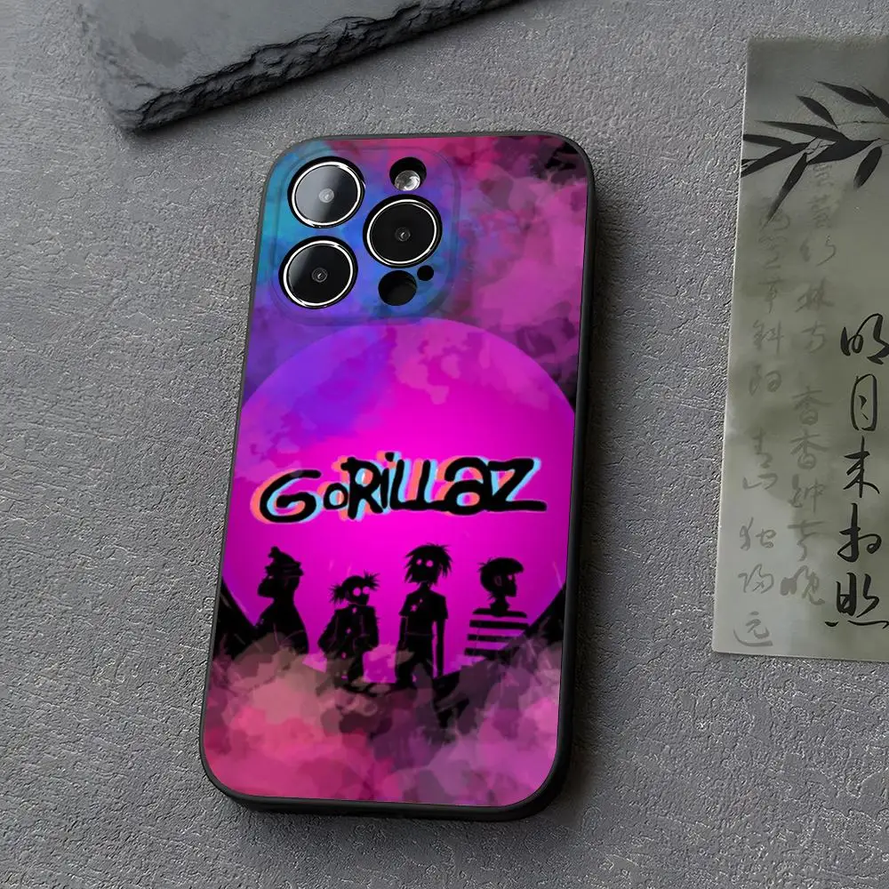 Gorillaz جراب هاتف هيب هوب كرافت ، غطاء لهاتف iPhone 14 ، 13 ، 11 ، 15Pro Max ، 16 ، 12 Pro ، XS Max ، Mini ، XR ، X ، 7 ، 8 Plus