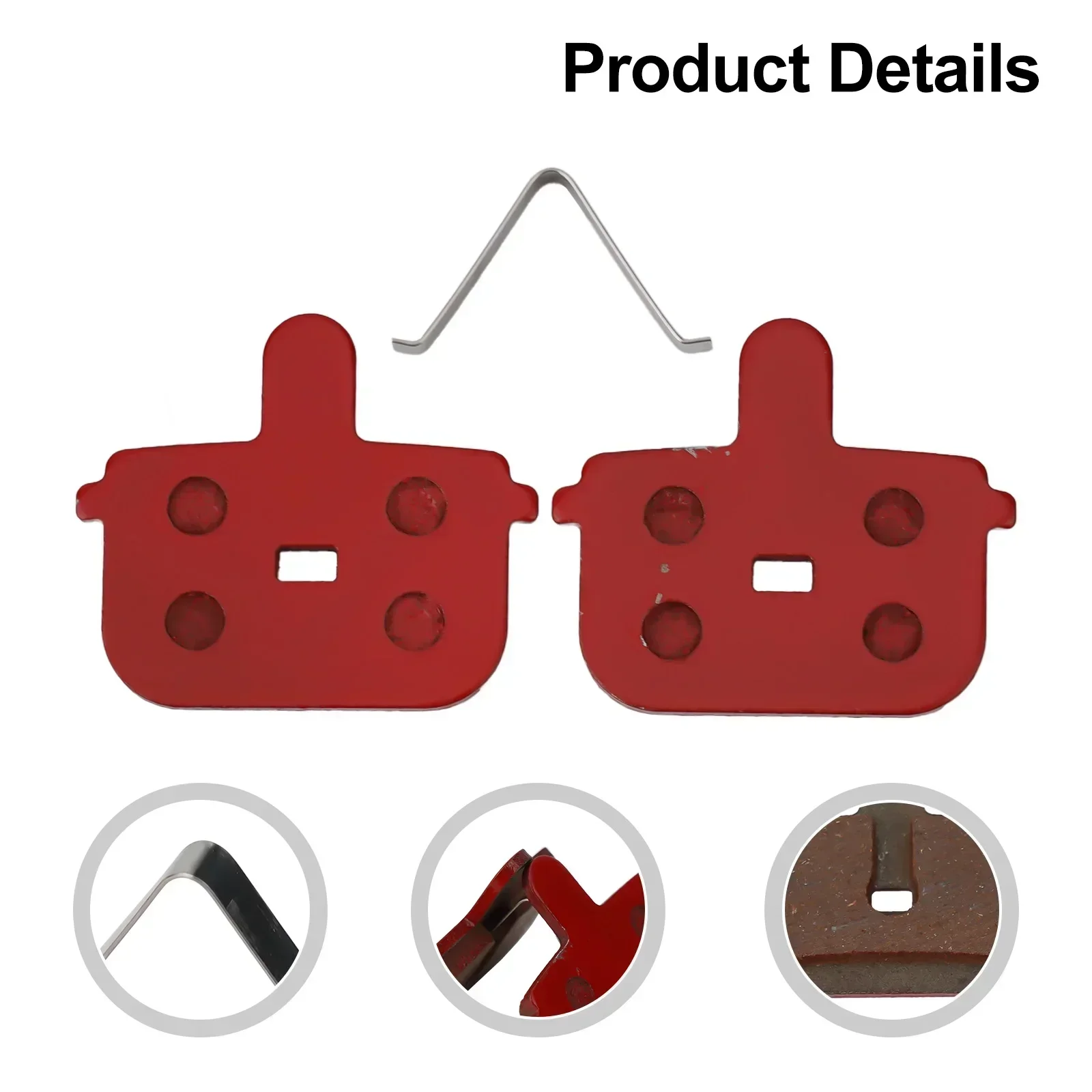 Disc Brake Pads For Kugoo G Booster Electric Scooter High Temporary Carrying Different Climate Adaptation Reduces Disc Wear